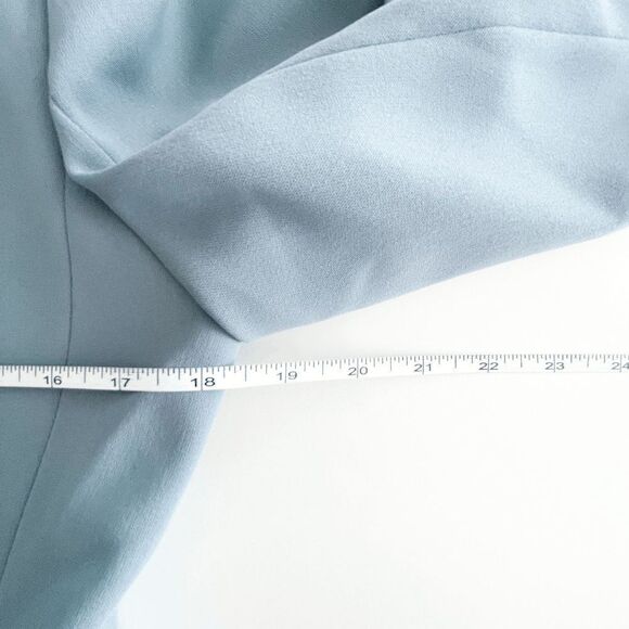 Devonshire Cream DC Womens Tailored Blazer Career Jacket Ocean Blue Size 6 - Picture 6 of 8